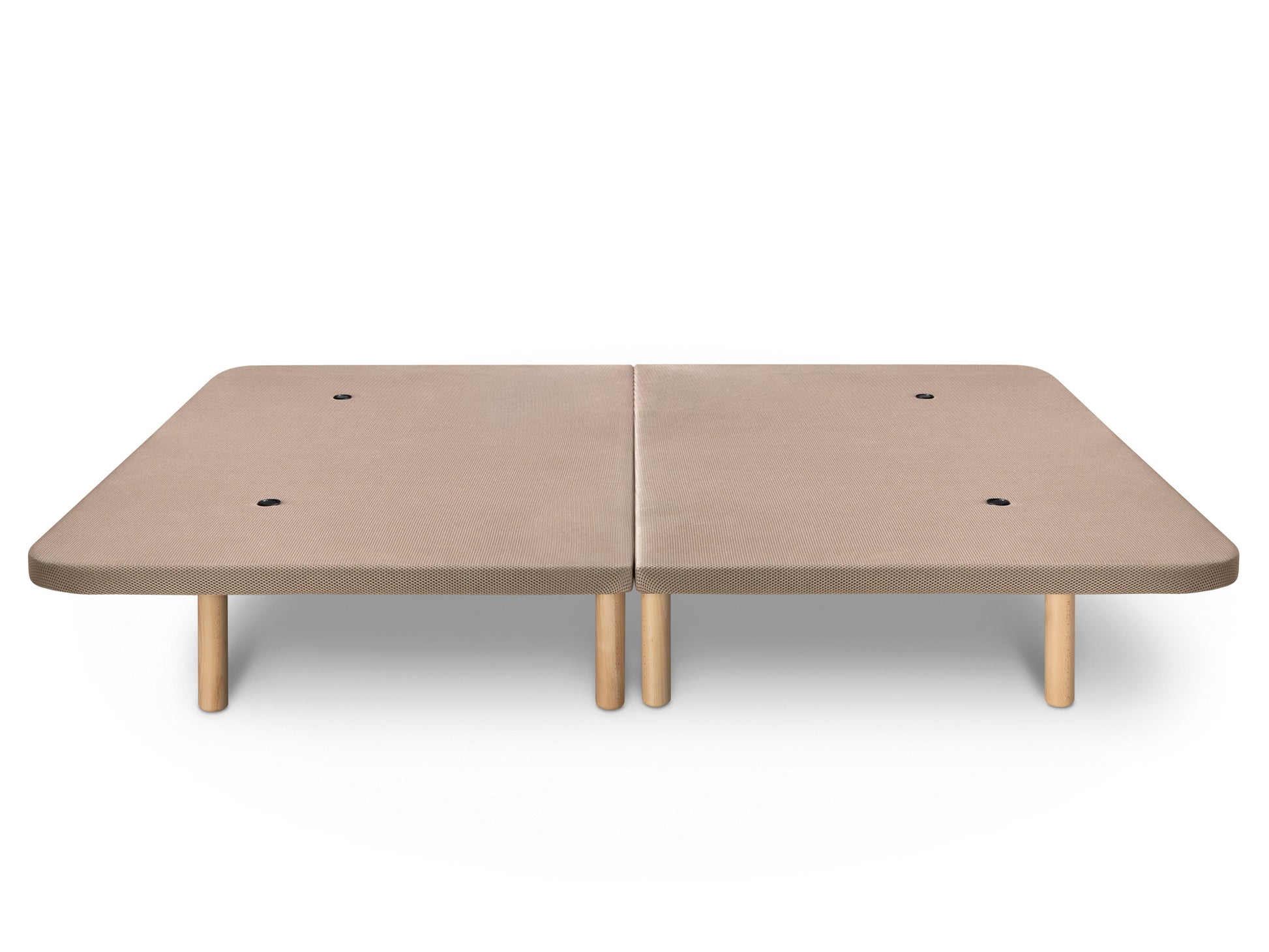 Base Tapizada Partida 3D Beige | Dormideo