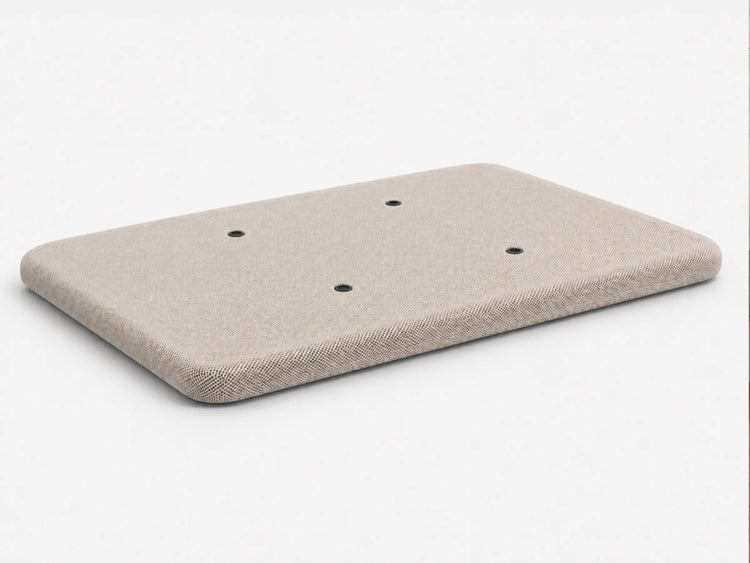 Base Tapizada 3D con Aireadores Antimoho Color Beige | Dormideo